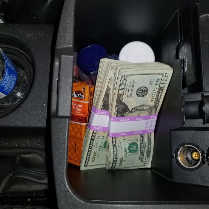 Saw An Honesty Test, Thought I'd Post Mine! In The Center Console