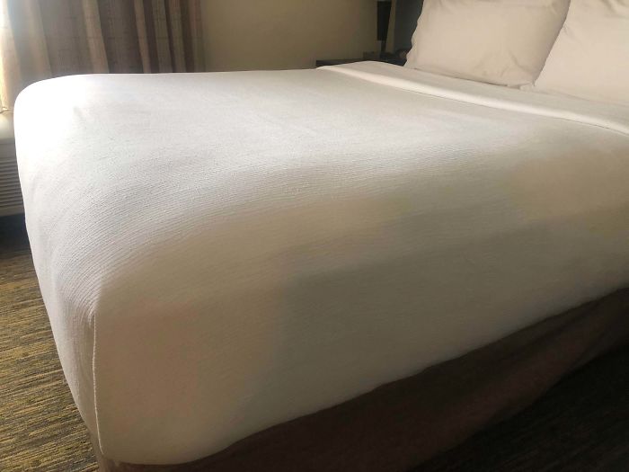 The Bed One Of My Housekeepers Made. Thought People Might Enjoy It