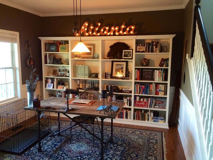 IKEA Billy Bookcase "Built-In" Hack 