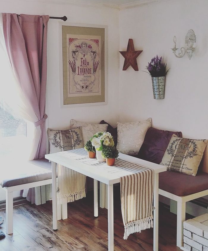 I Am In Love With My DIY IKEA Hack Breakfast Nook. It Is The Coziest Spot In The House For A Cup Of Coffee. South Of Boston, Massachusetts.