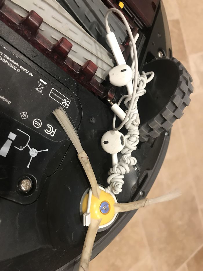 The Roomba Sucked Up My Headphones While I Was Gone