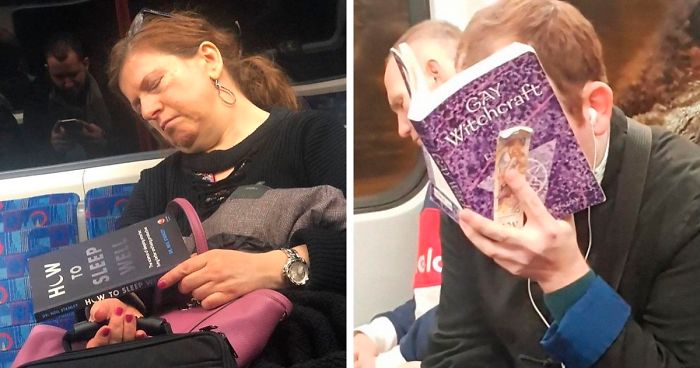 30 Times Commuters Saw Others Reading Such Strange Books While On The Subway, They Just Had To Document It