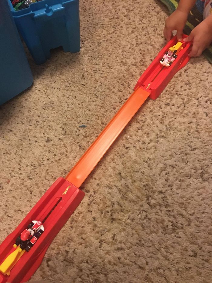 He’s Getting Mad Because He Wants Me To Launch My Car At The Same Time But Not Make Them Crash. He Refuses To Add Any More Track