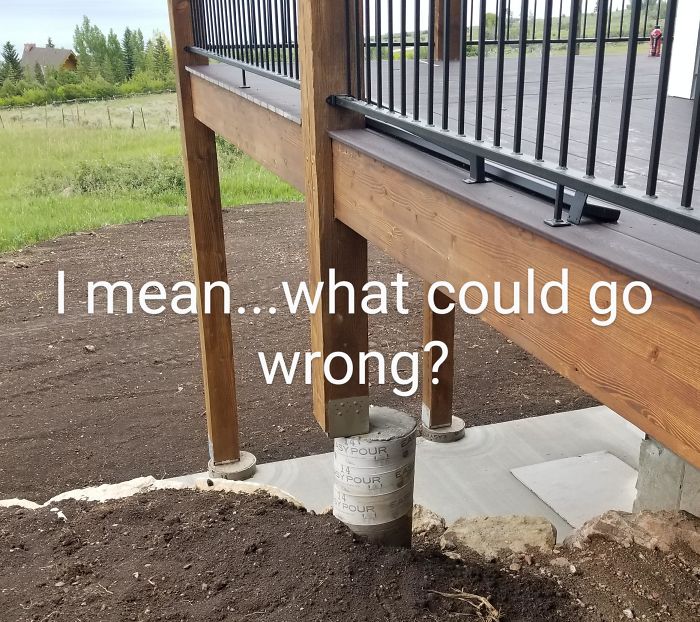 Brand New House Got Cabinets In It That Day Might Lose The Porch The Next