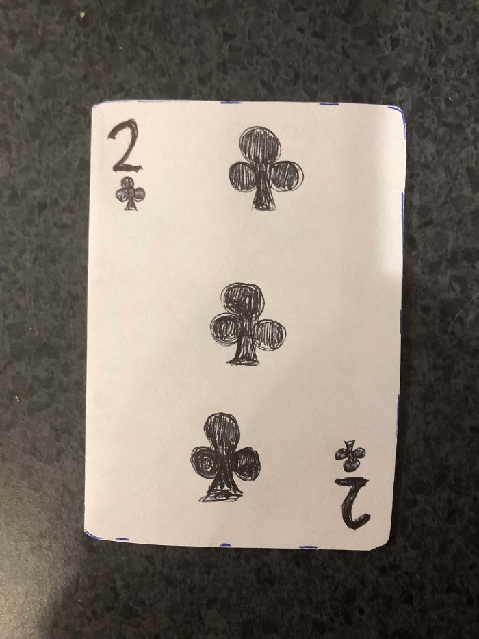 Someone Tried To Replace A Missing 2 Of Clubs...