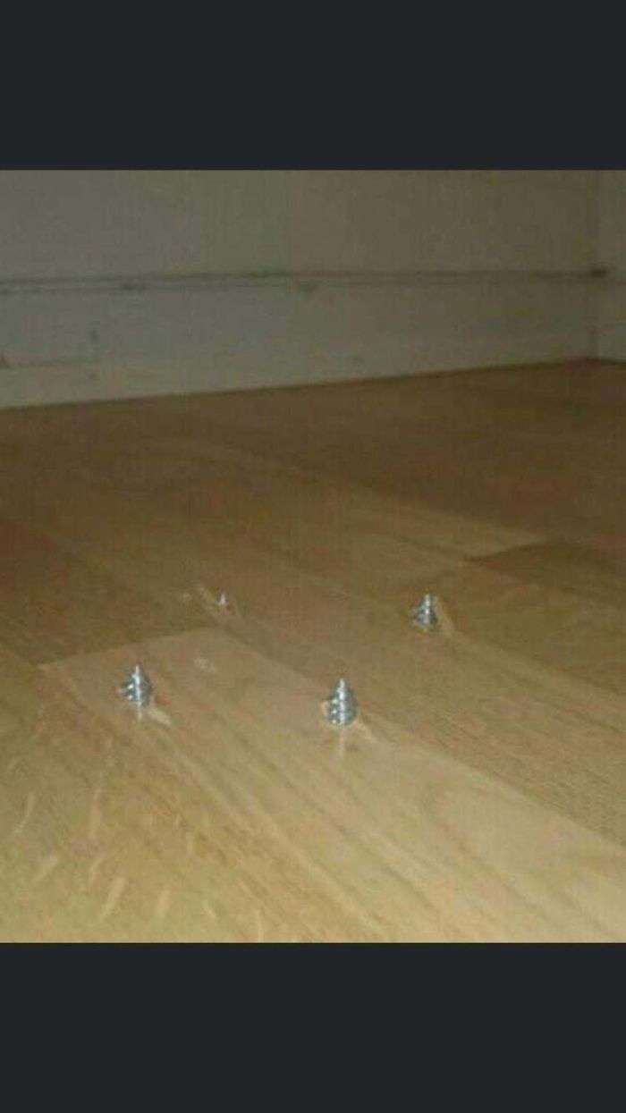 New Chandelier Was Installed In The Apartment Below!