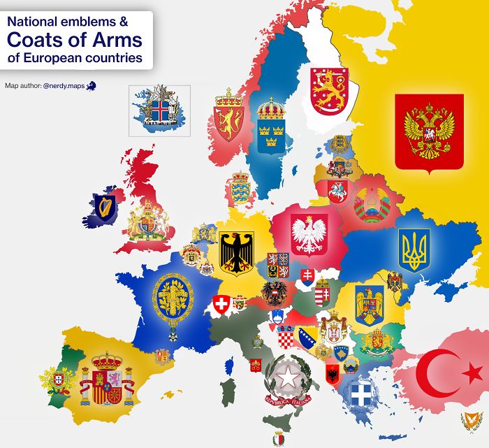 Coats Of Arms Of European Countries