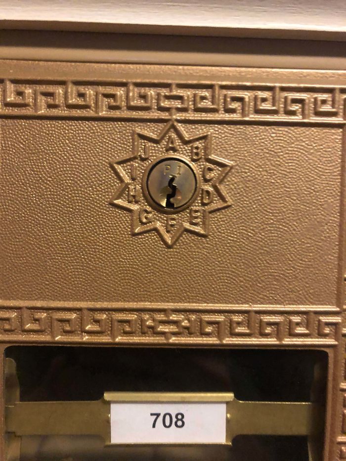 Why Does This Mailbox Of Letters Around It? Building Was Built In The Early 1900s