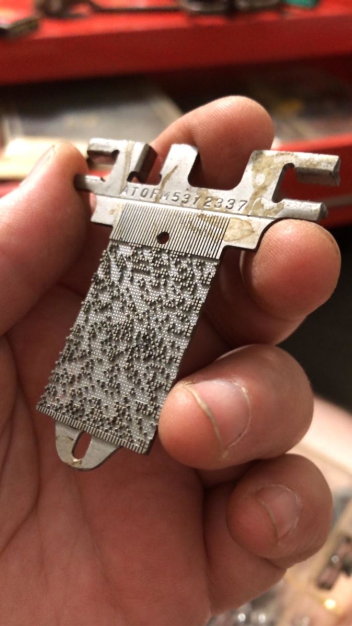 Flat-Backed Plate That Resembles A Music Box Wheel. Number Search Turned Up Nothing. Found In Late Father In Law’s Toolbox