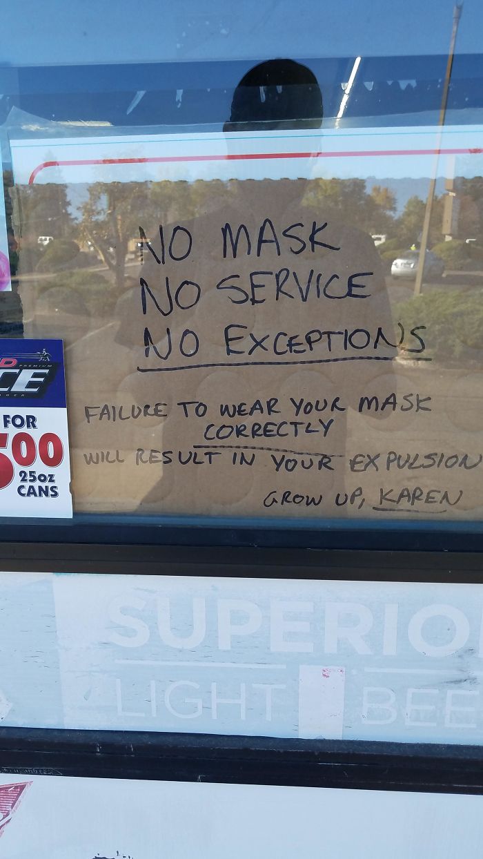 Sign I Put On The Door Of The Liquor Store I Manage. Let The Games Begin