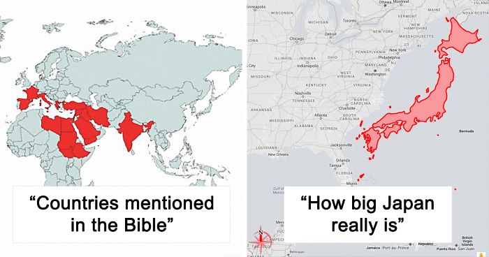30 Unusual Maps People Shared On This Group That Might Change Your Perspective On Things