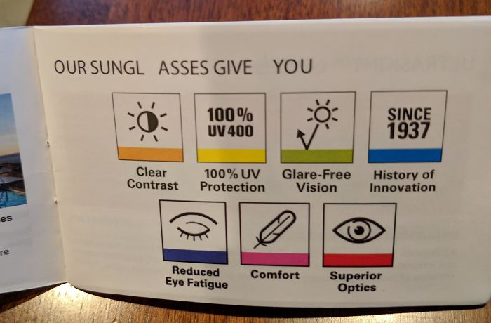 Inside The Booklet That Came With My Polaroid Sunglasses