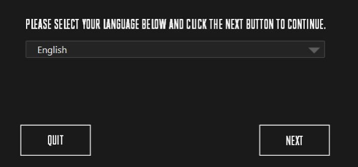 I'm Sorry Next Button