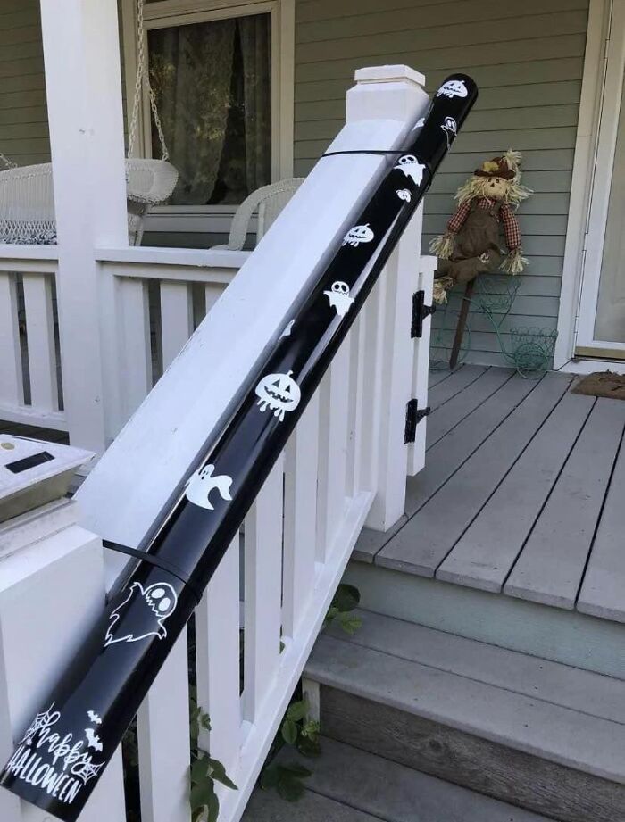 A Candy Chute So You Can Give Candy Out On Halloween While Social Distancing!