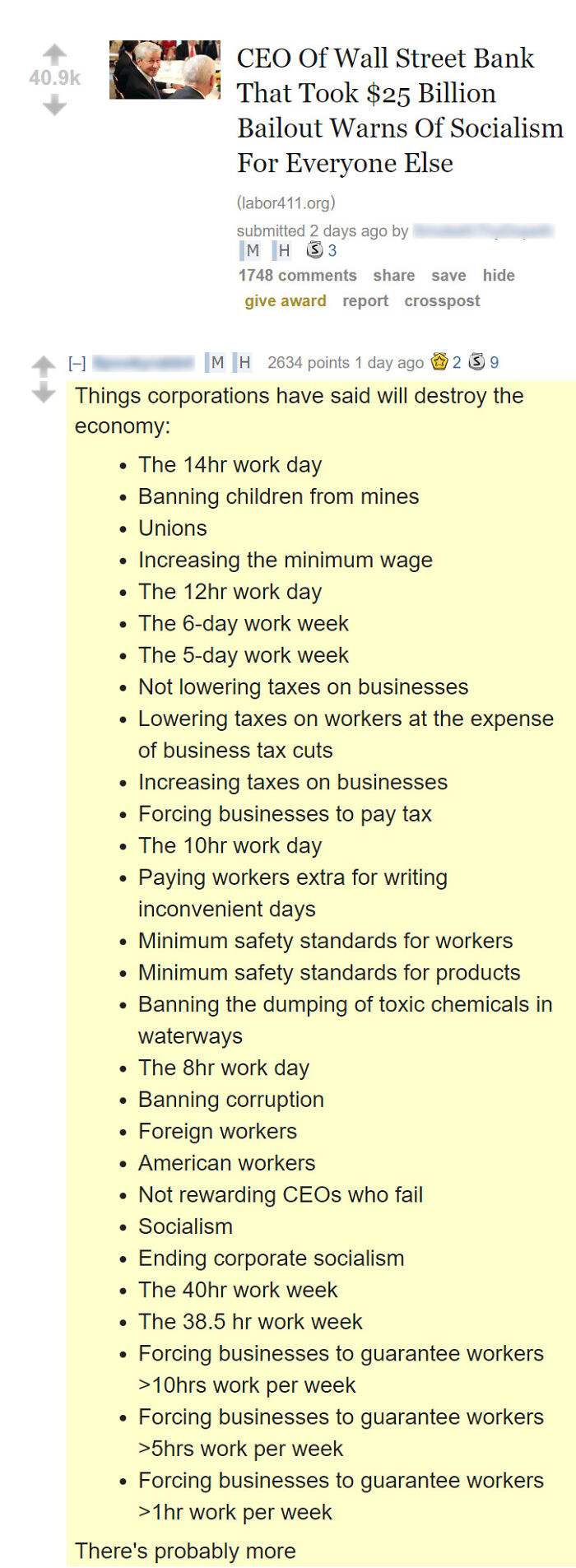 We Should Totally Trust The Billionaires To Tell Us How To Run The Economy