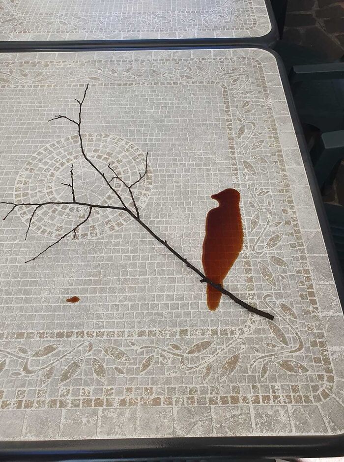 Spilled My Coffee And Accidentaly Created Art