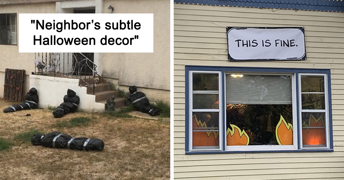 40 Halloween Decorations Of The Year That Are Both Funny And Frightening