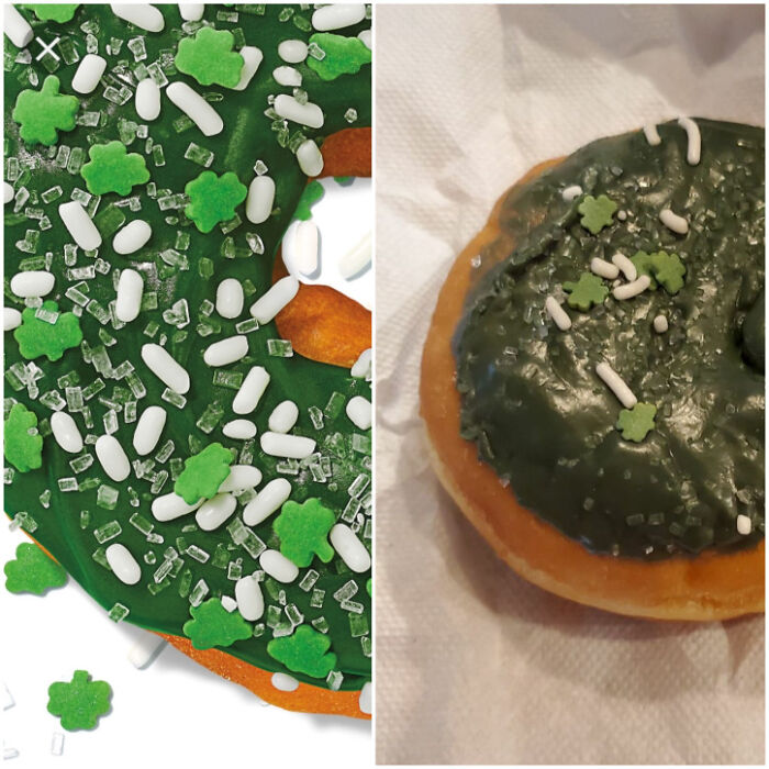 Dunkin Donuts "Lucky Shamrock" Donut