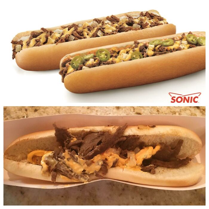 Sonic Philly Cheesesteak (No Mayo)