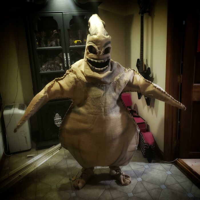Homemade Oogie Boogie Costume