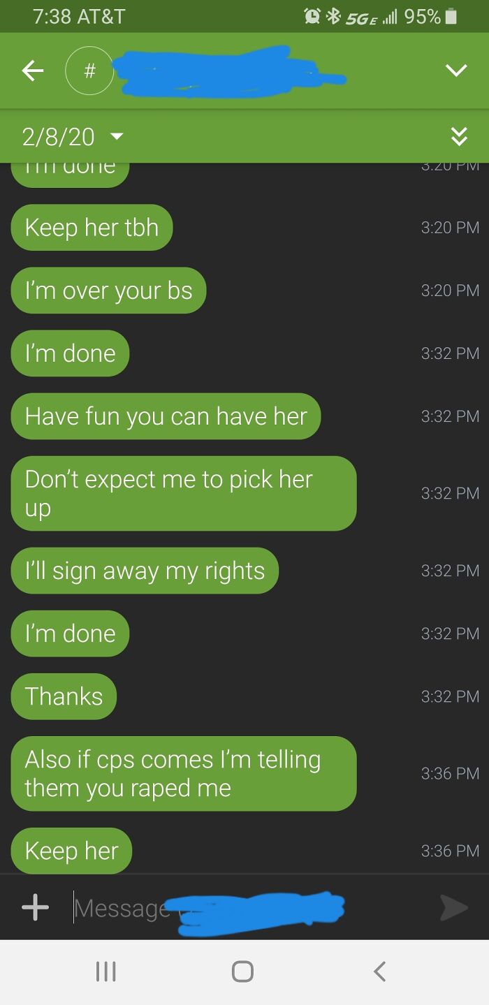 I Was Granted Emergency Custody Of My Daughter And This Was Her Mom's Response When She Found Out