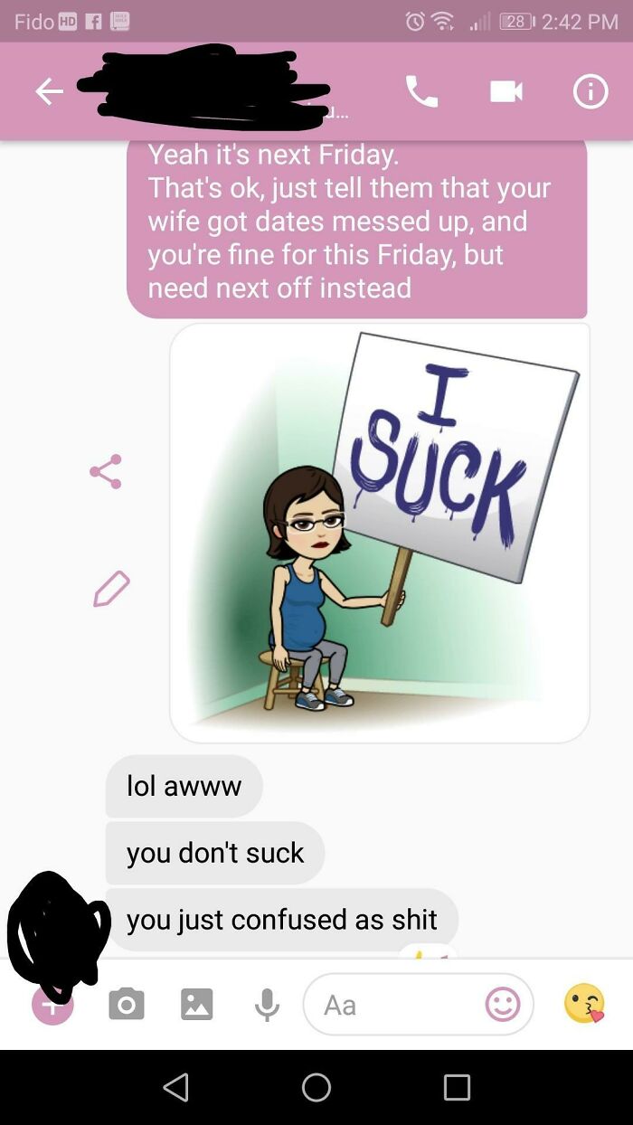 Pregnancy Brain Is Real. At Least Hubby Is Supportive.