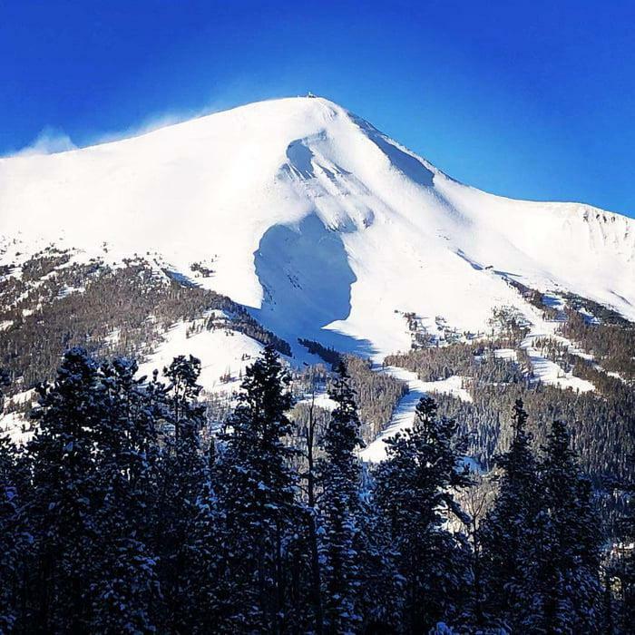 "The Lone Man On The Mountain" A Natural Shadow On Lone Peak In Big Sky, Montana