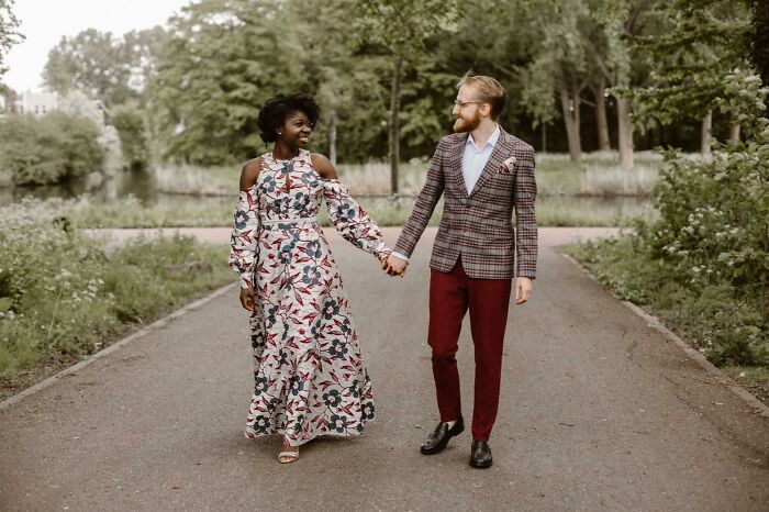 Made A Non Conventional Wedding Dress! V9296