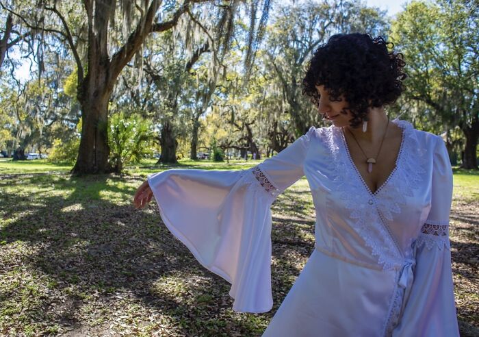 My Hand Sewn Wedding Dress.