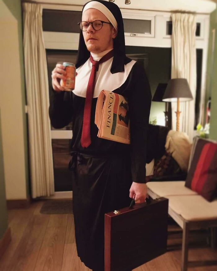 "What Are You Supposed To Be?" "Nun Of Your Business"