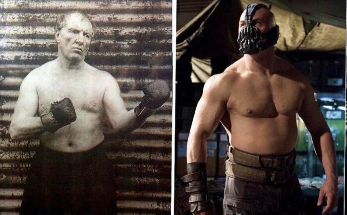 The Dark Knight Rises, 2012: Tom Hardy Based His Bane Accent On An English Traveller Named Bartley Gorman. Gorman Was A Bare-Knuckle Boxing Champion In The UK And Ireland. He Was Often Referred To As “King Of The Gypsies” And From 1972–1992 He Reigned Supreme In The World Of Illegal Gypsy Boxing