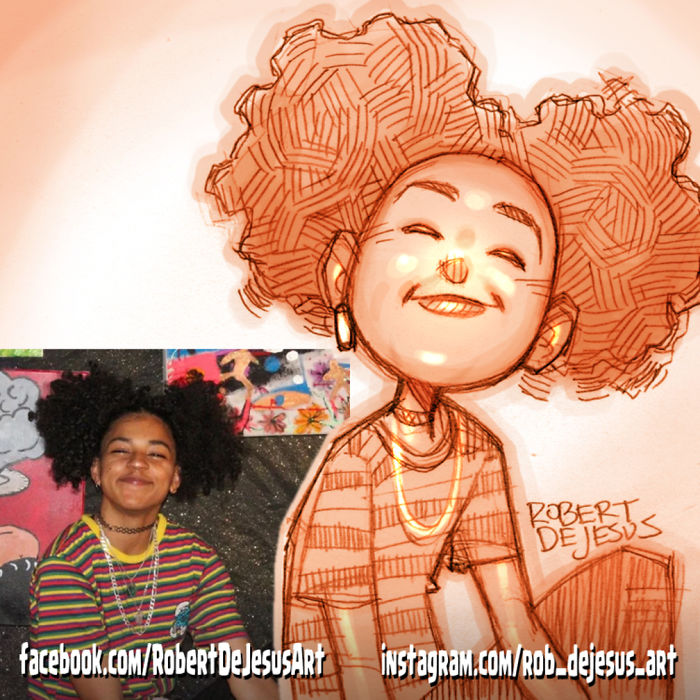 Robert Dejesus' Fun Illustrated Portraits