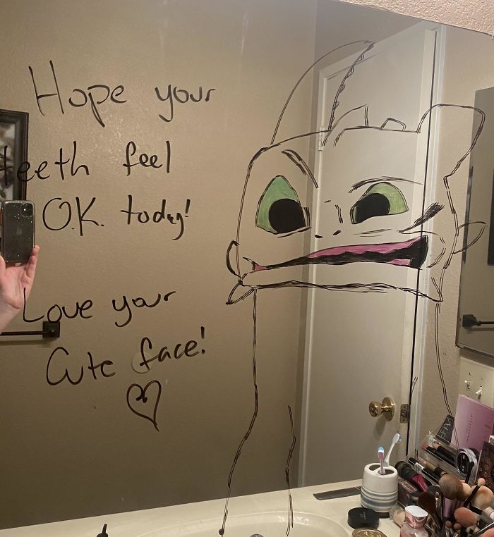 Husband-Bathroom-Mirror-Doodles-Drawings