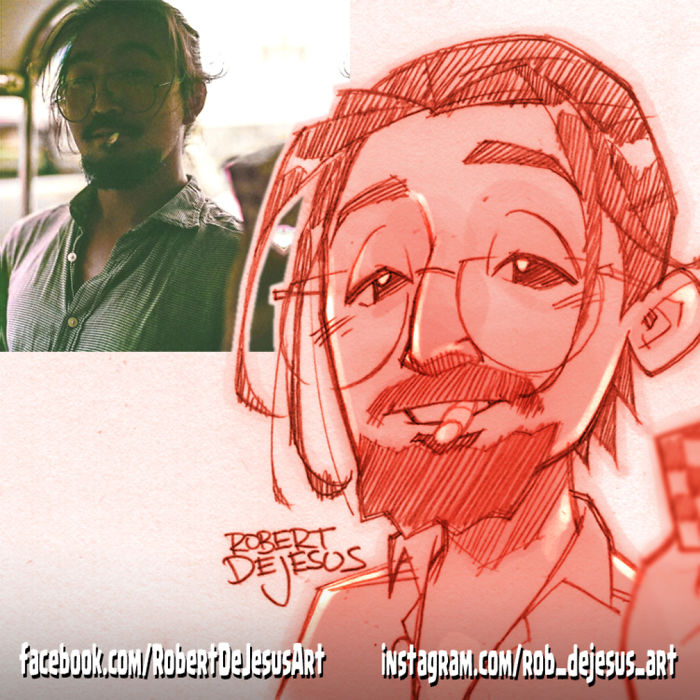 Robert Dejesus' Fun Illustrated Portraits