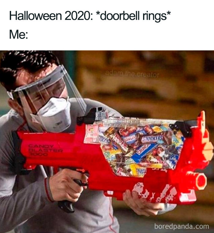 When Trick Or Treaters Get Within 6 Feet Of My Door