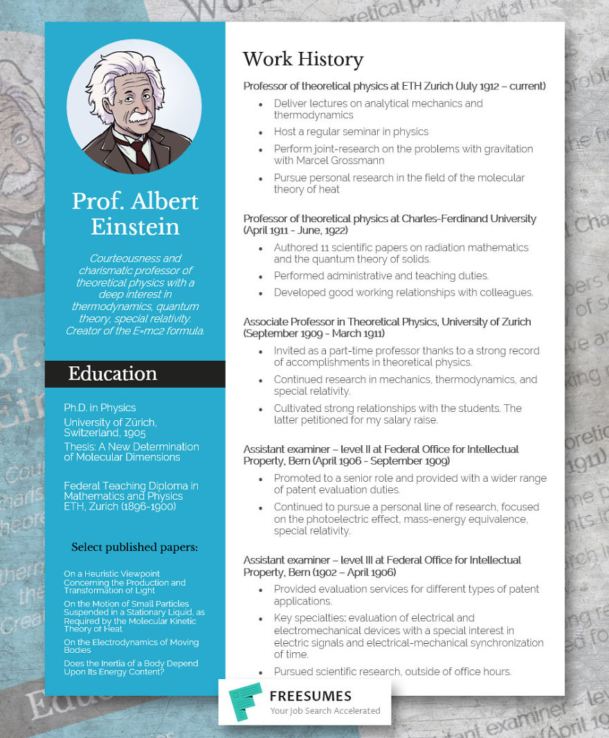 If 6 Famous People Had To Apply For A Job Today, This Is How Their Resumes Would Look Like If 6 Famous People Had To Apply For A Job Today, This Is How Their Resumes Would Look Like