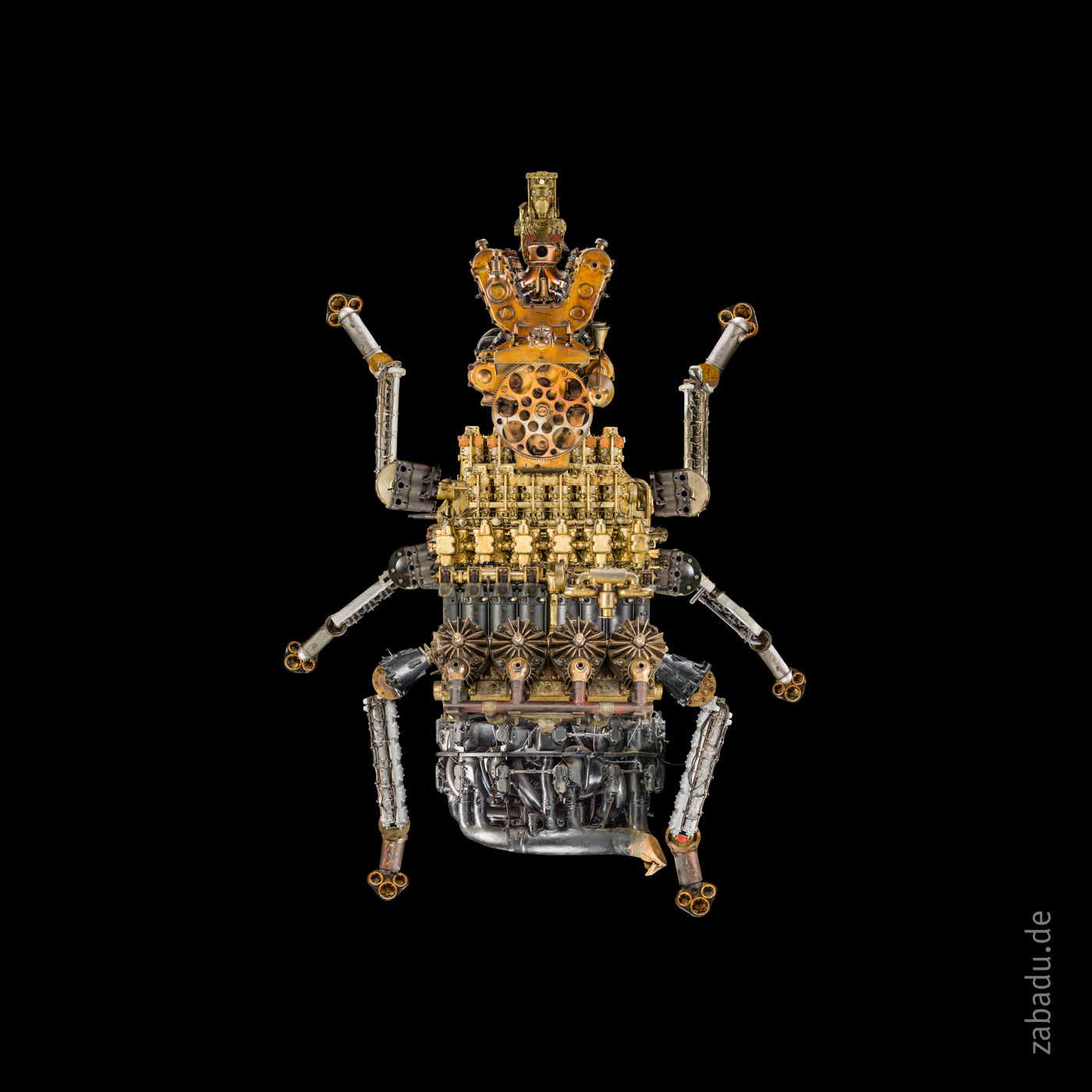 I Combine Aircraft Engines To Beautiful Creatures