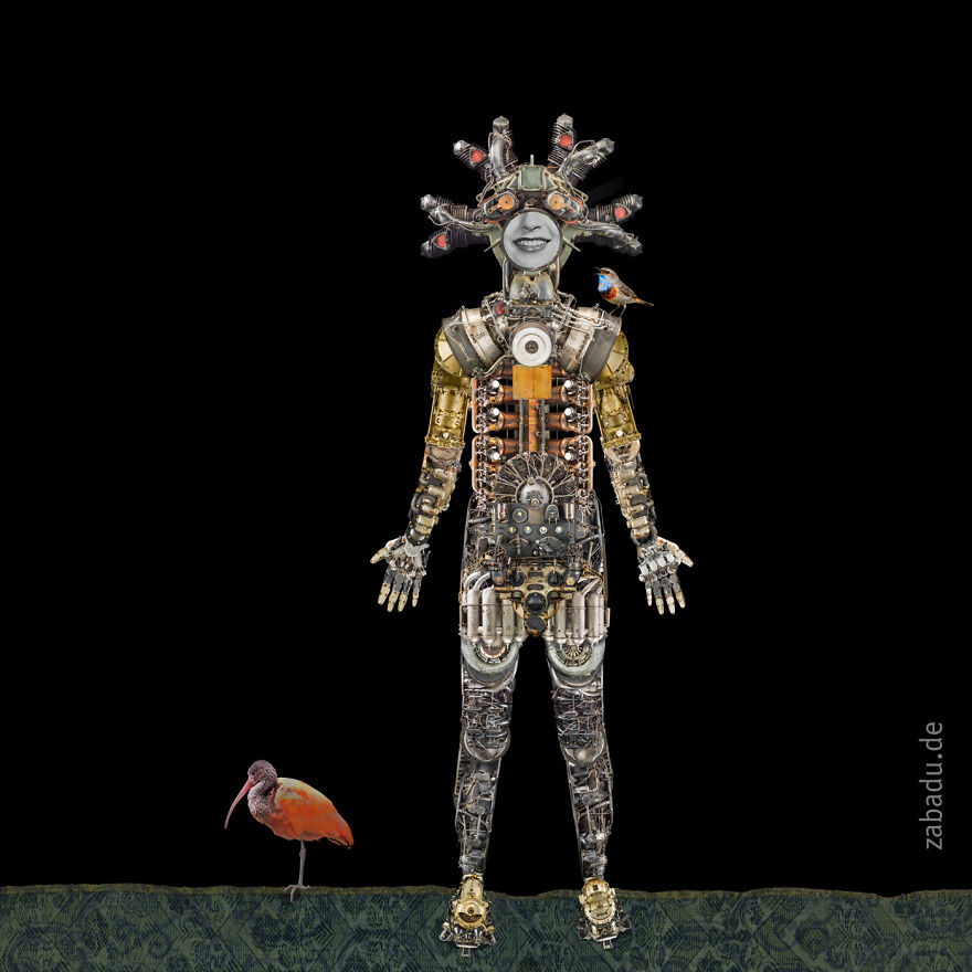 I Combine Aircraft Engines To Beautiful Creatures