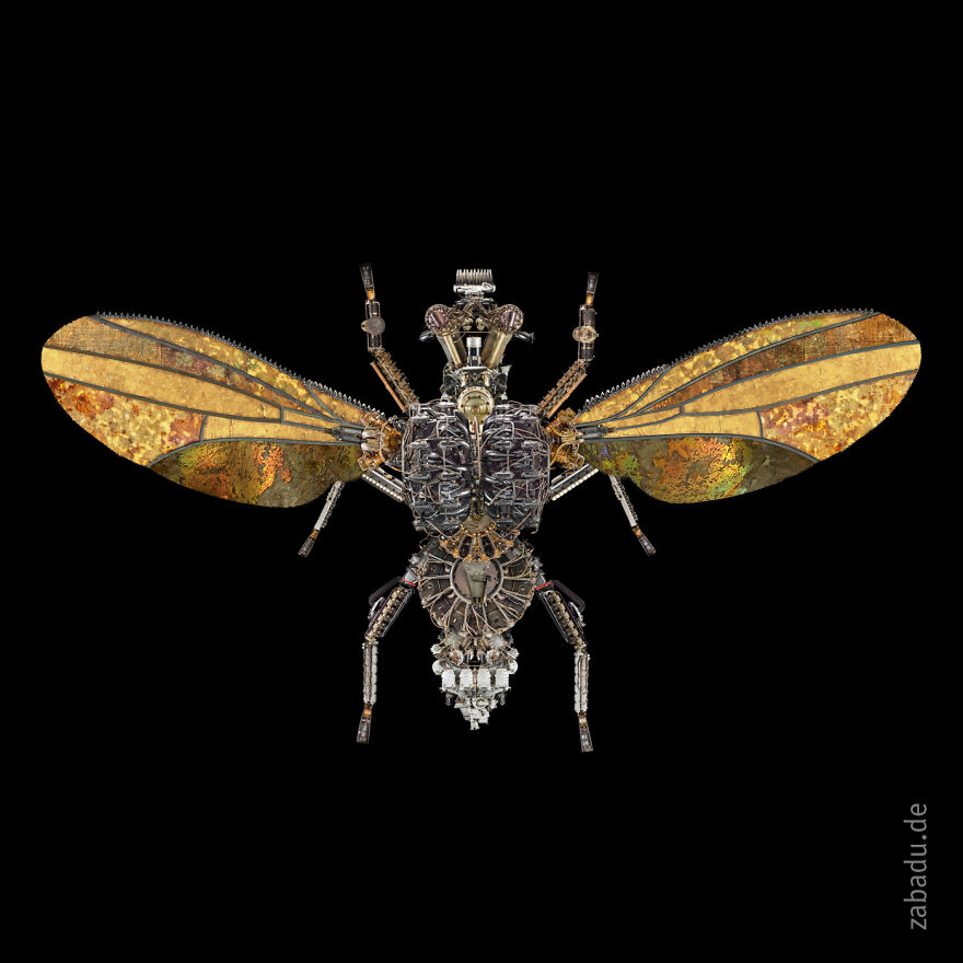 I Combine Aircraft Engines To Beautiful Creatures