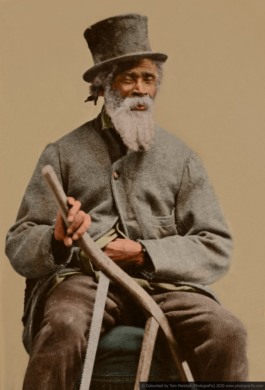 I Colourised 10 Photos From Over 160 Years Ago To Show The Horrors Of Life For Those Living Under Slavery