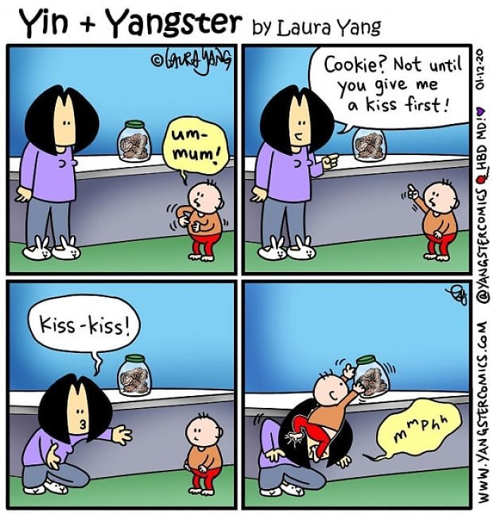 Busy Mom Of 3 Eeks Out A Cartoon Weekly