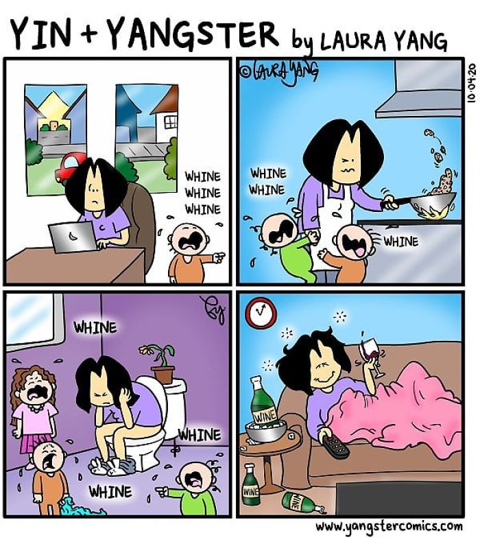 Busy Mom Of 3 Eeks Out A Cartoon Weekly