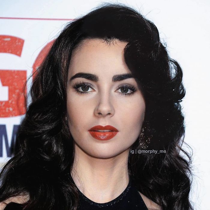 Lily Collins + Elizabeth Taylor