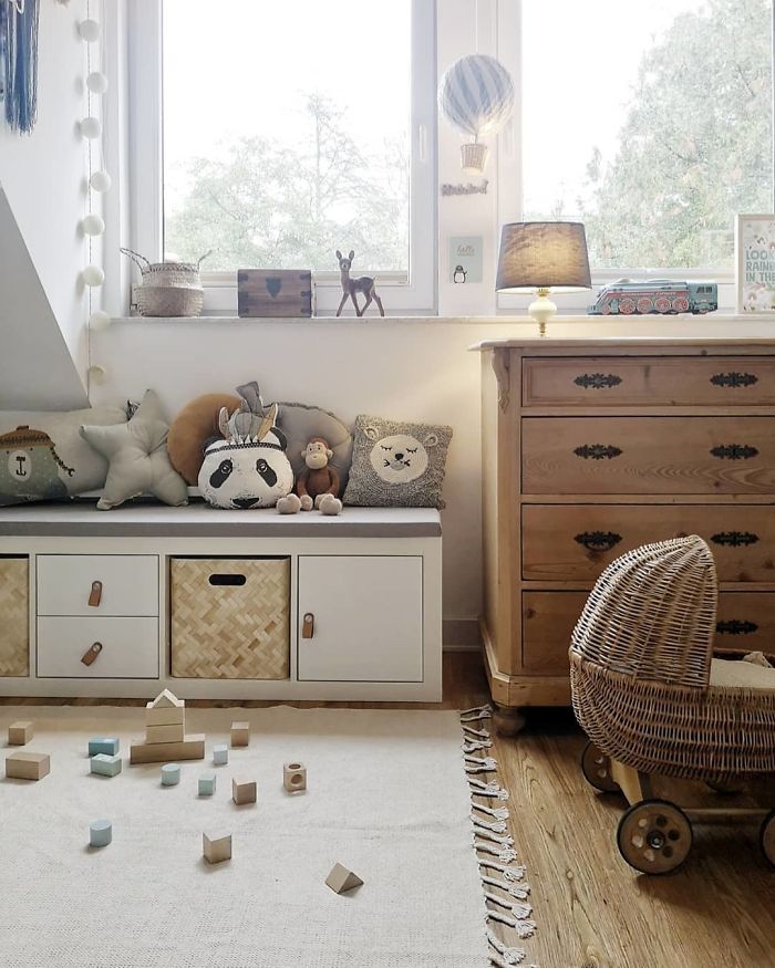 Kallax Shelf Turned Into A Bench With Storage