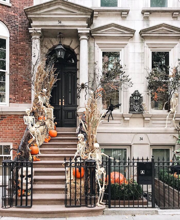 Spotted Some Spooky Decorations On The Upper East Side Today