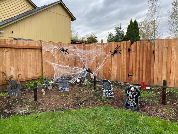 Got My Little Graveyard Set Up