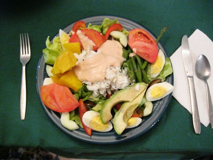 Crab Louie! Even Made The Mayo For The Dressing From Scratch.