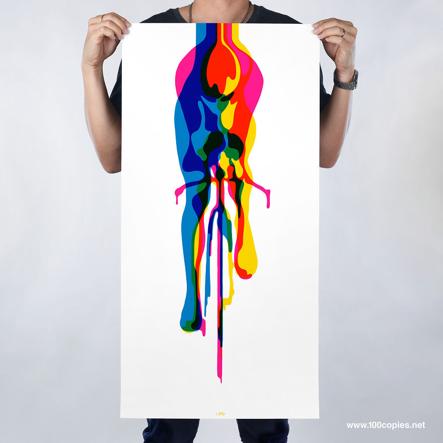 Cycling Print That Glows!!!