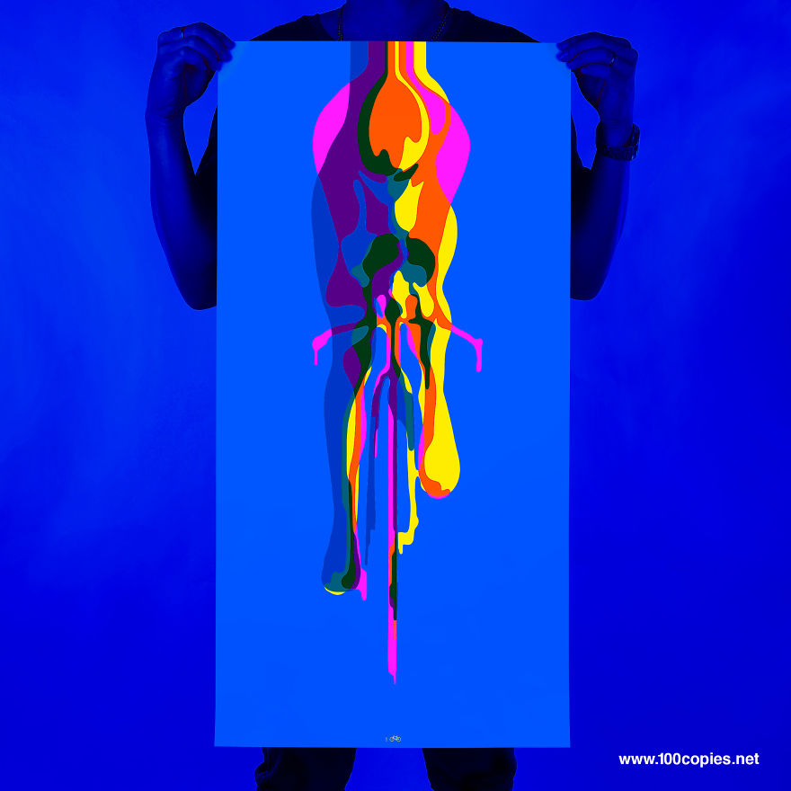 Cycling Print That Glows!!!