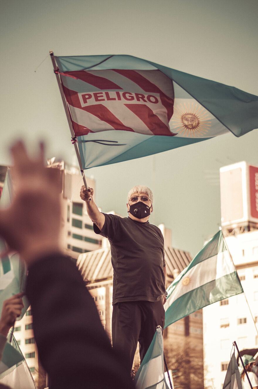 I Photographed Argentina's March Against Government Decisions In 2020